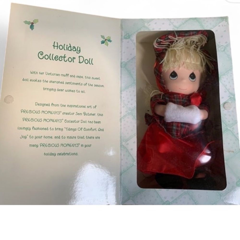 Precious Moments Holiday Collector Doll - Red and White